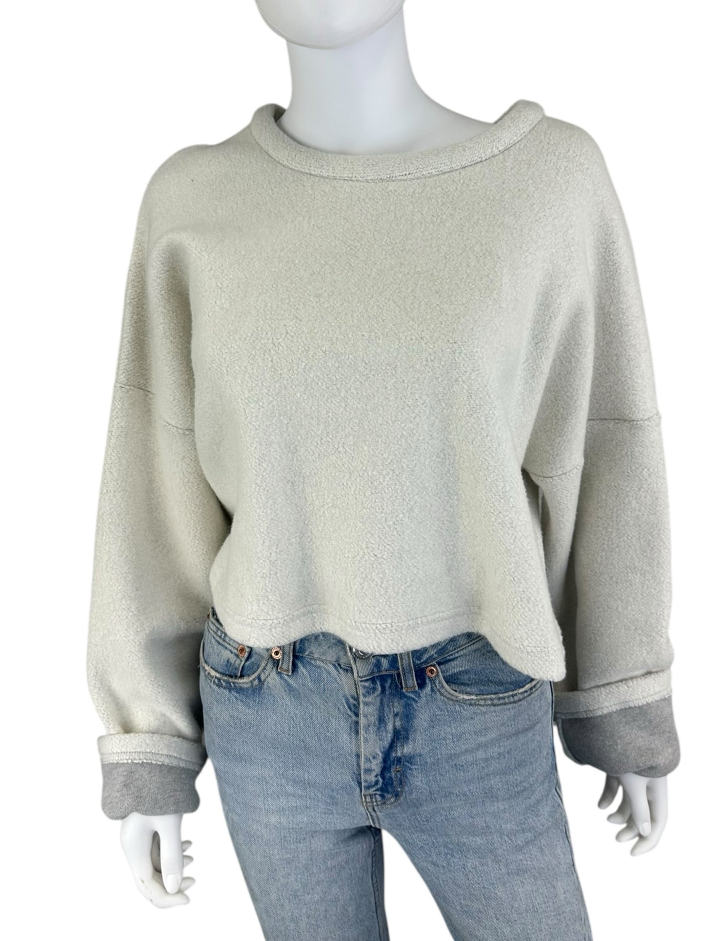 KOCH Light Gray Size S Knit Top
