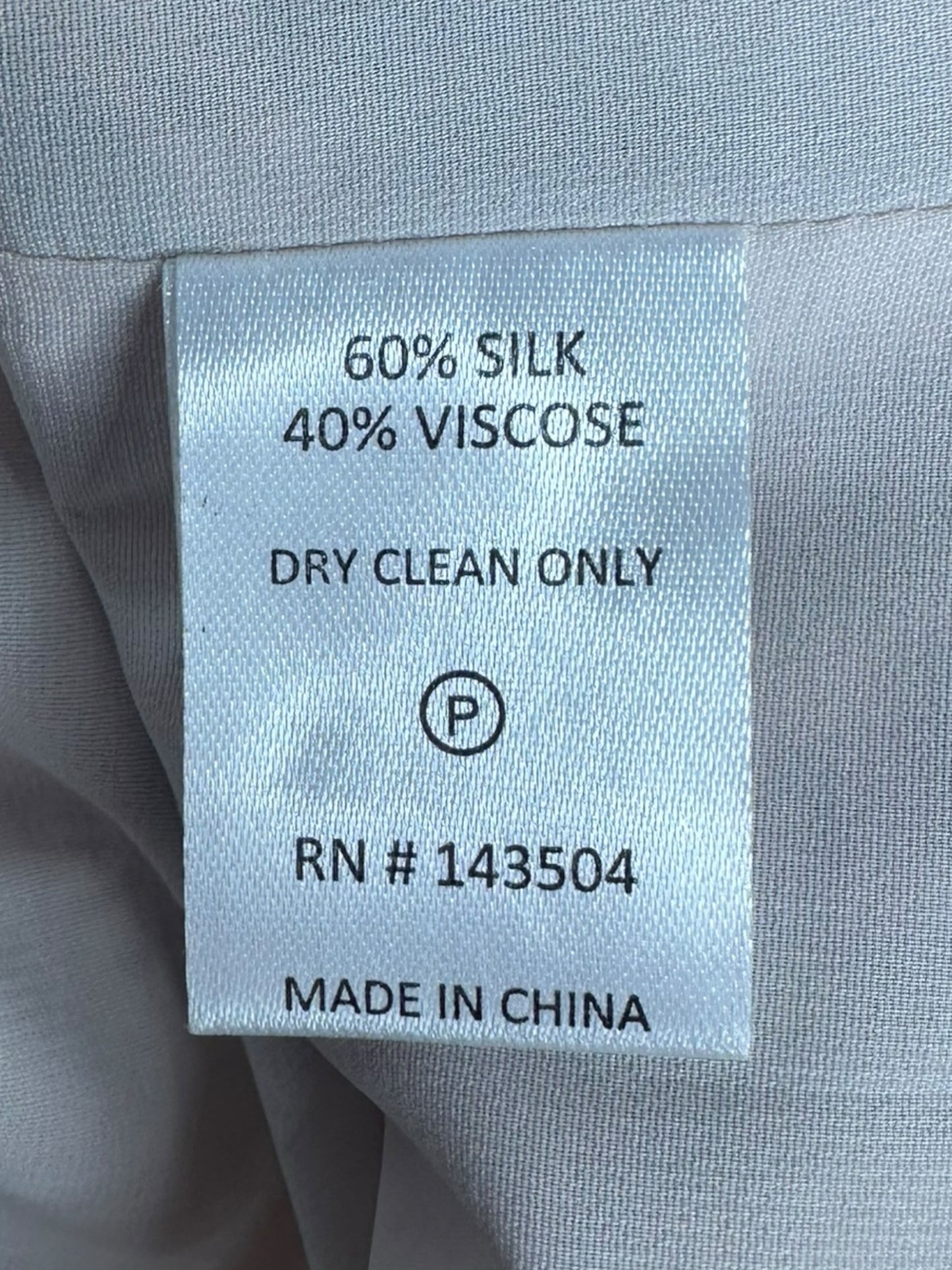 marie oliver SILK BLEND Cream Floral Blouse Size L