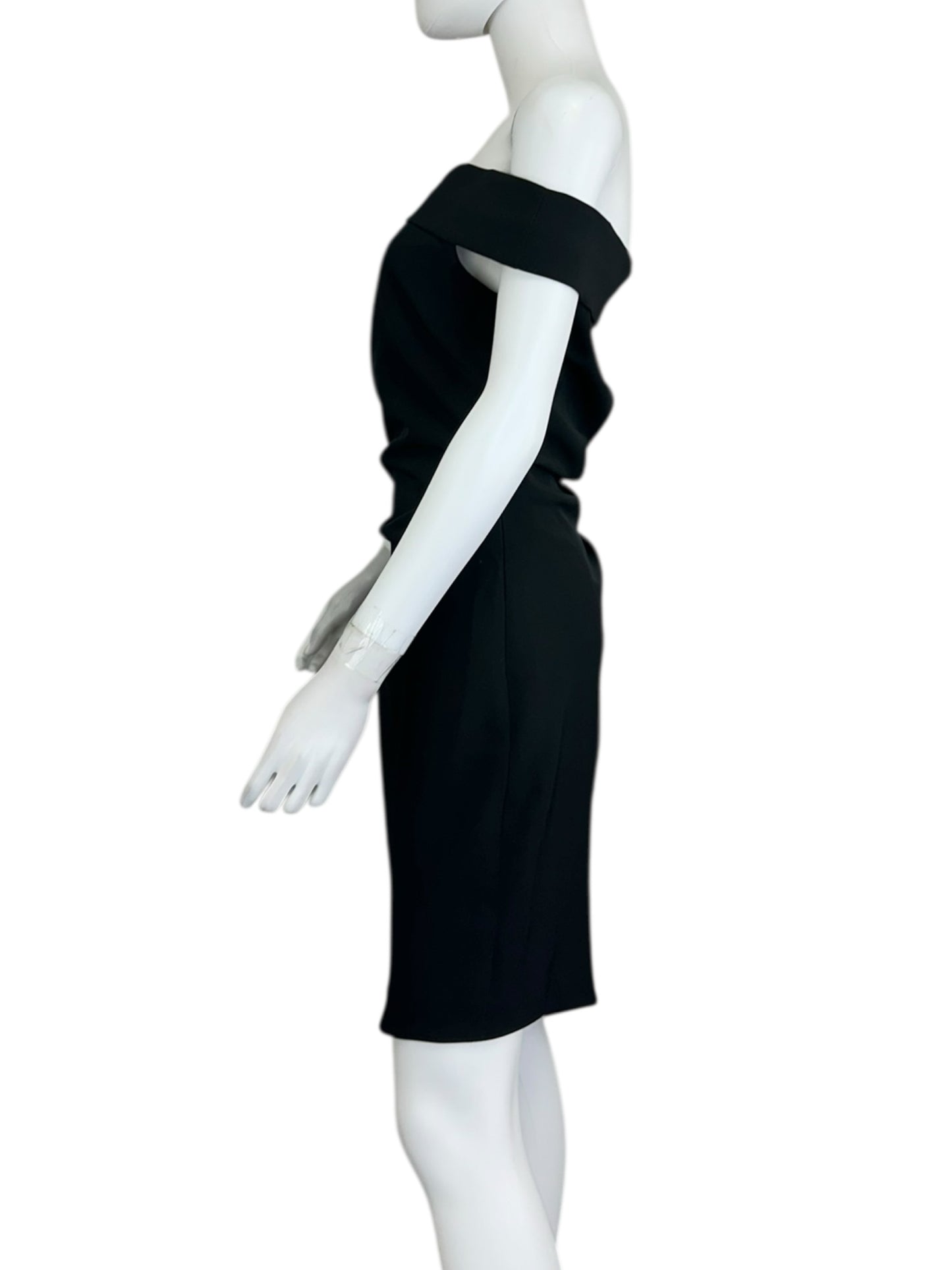 MILLY Black Strapless Cocktail Dress Size 4