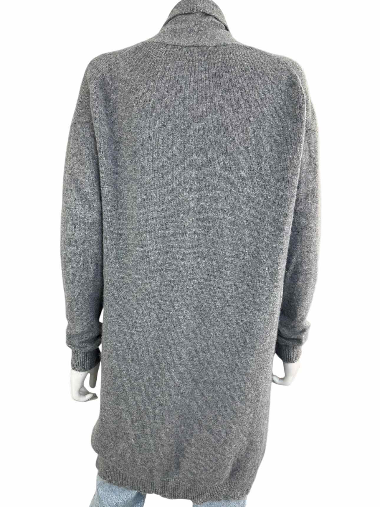 Vince. Gray 100% Cashmere Cardigan Size S