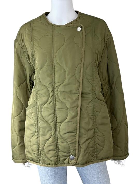 PISTOLA NWT Green Elva Quilted Jacket Size S