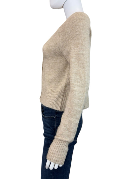 Free People Beige Sweater Cardigan Size XS
