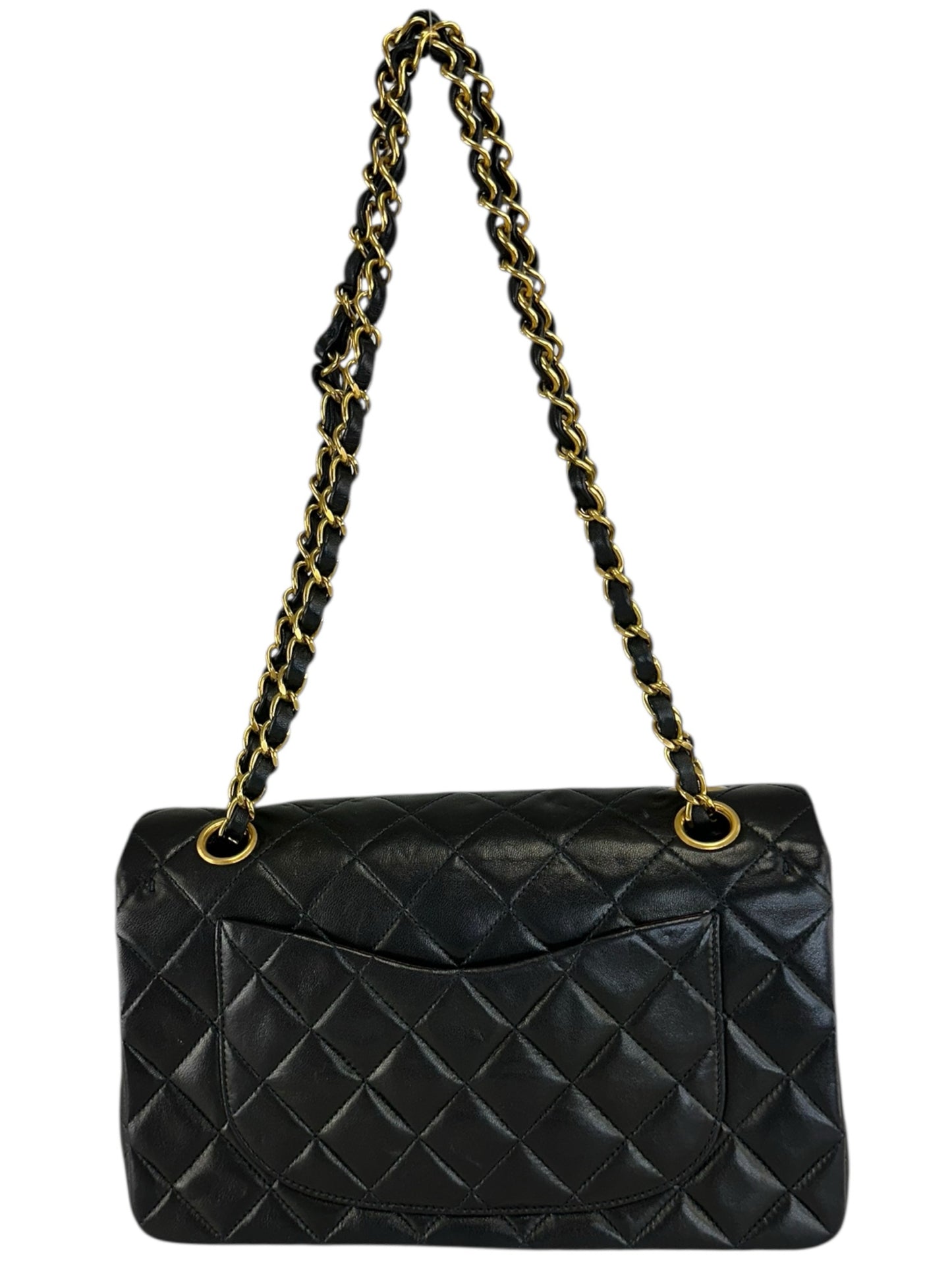 CHANEL vintage Black Medium Classic Designer Handbag
