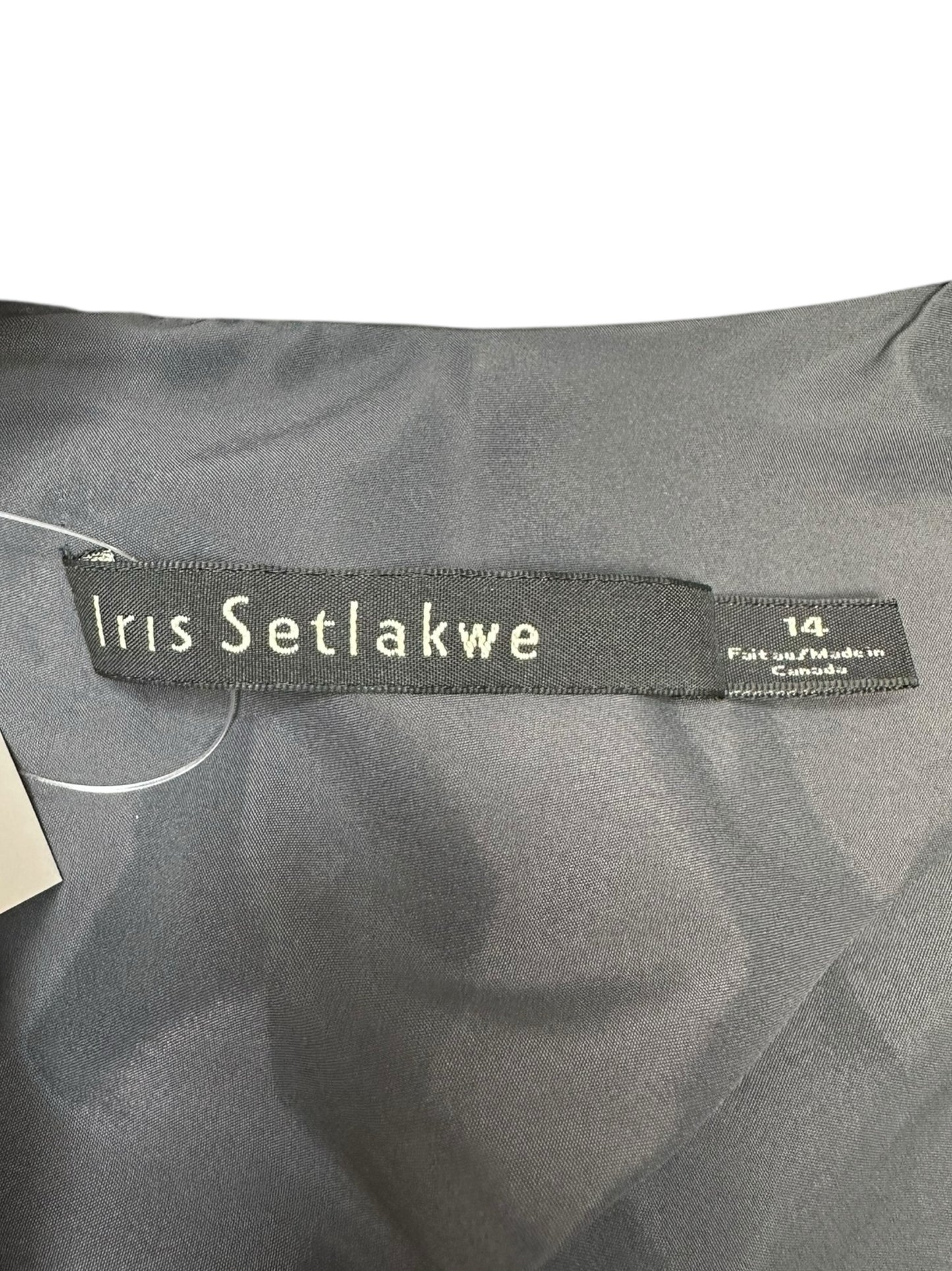 Iris Setlakwe Gray Dres Jacket Size 14