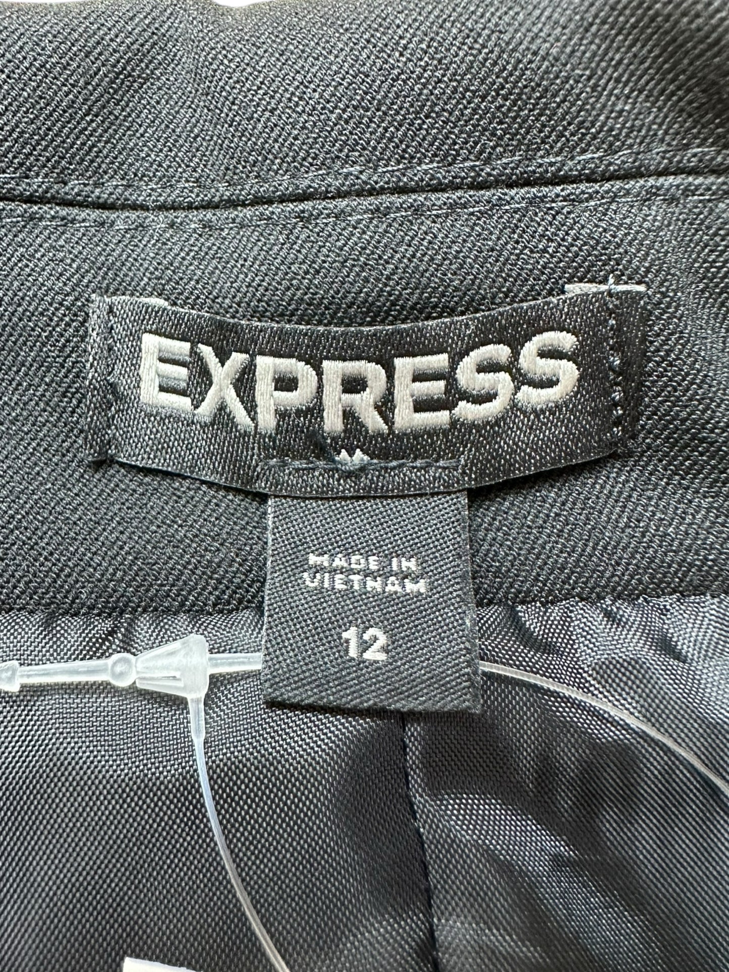 EXPRESS Black Basic Blazer Size 12