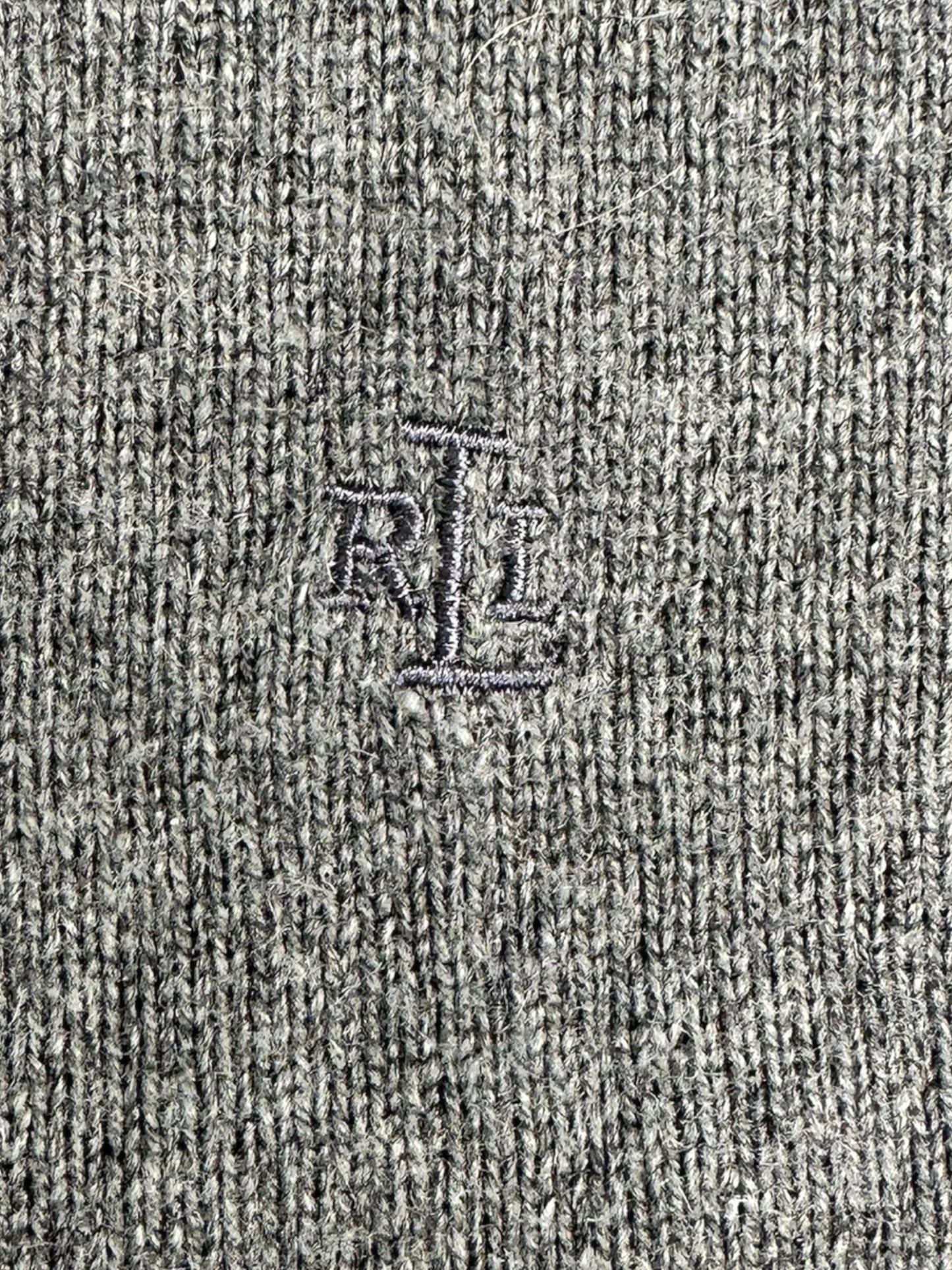 Ralph Lauren Gray Cashmere/Silk Blend Sweater Size M