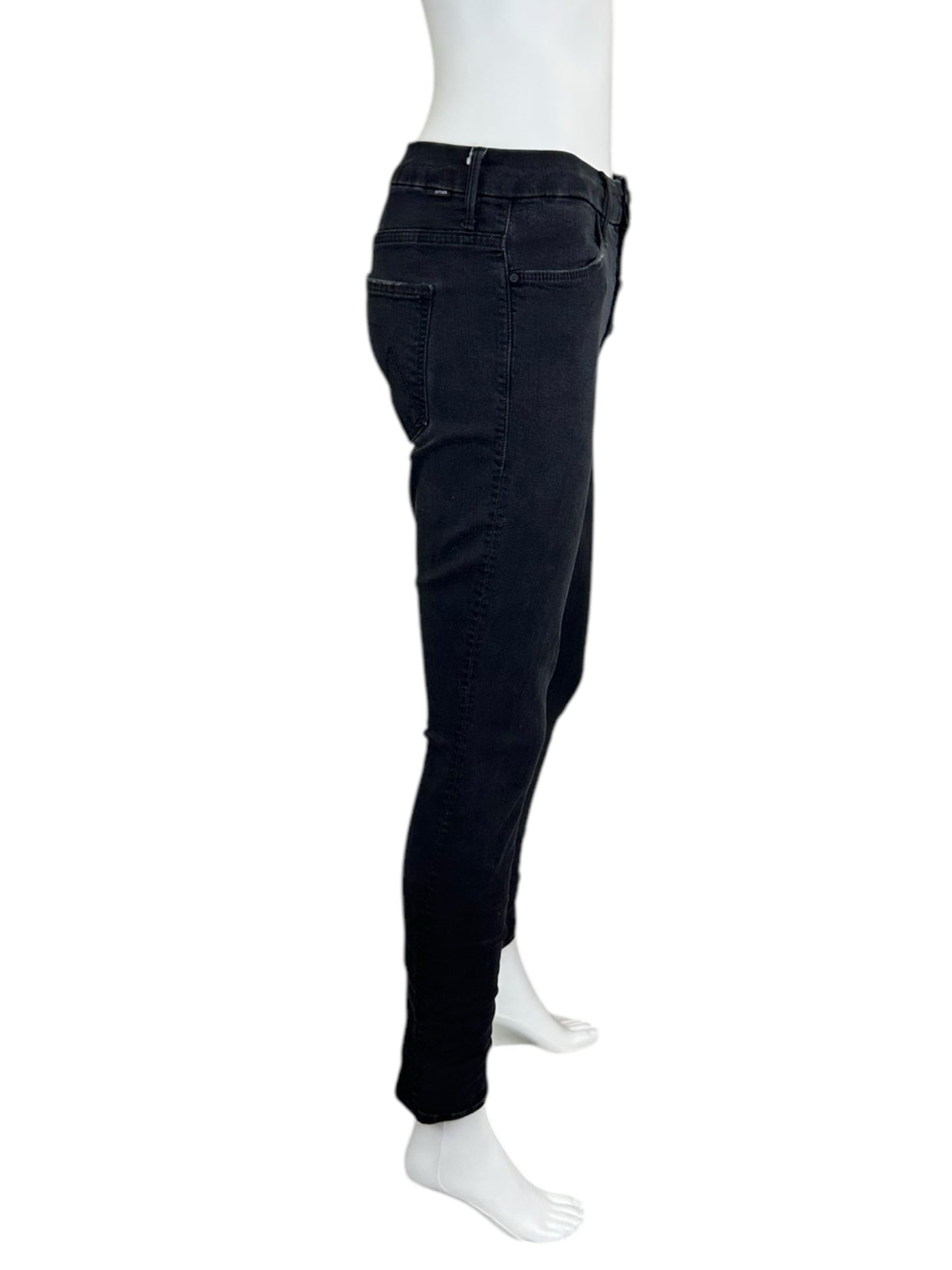 MOTHER Black Skinny Jeans Size 27