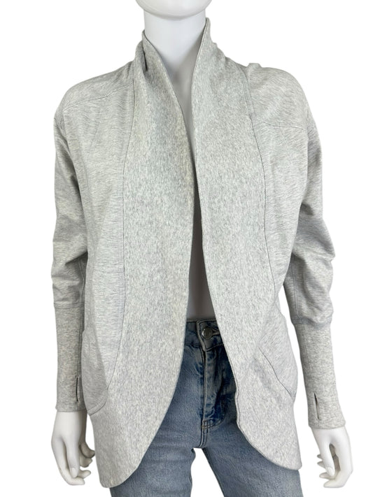 Eddie Bauer Gray Knit Jacket Size XS