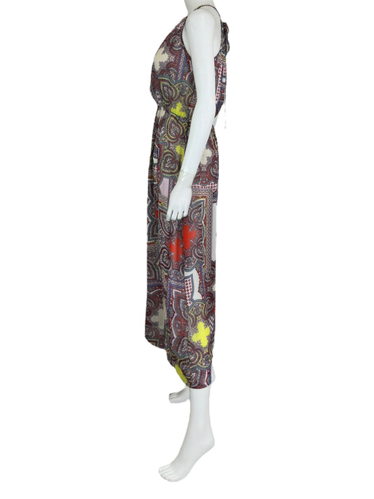 GIANNI BINI Multicolor Midi Casual Sundress Size L