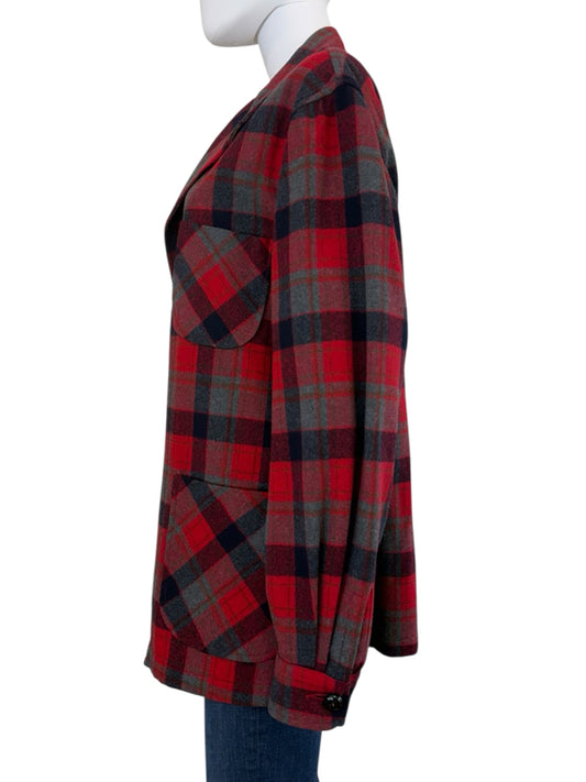 PENDLETON Vintage Red Pure Virgin Wool Blazer Size L