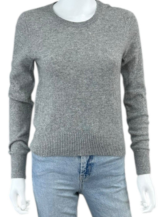 WHITE + WARREN Gray 100% Cashmere Sweater Size S