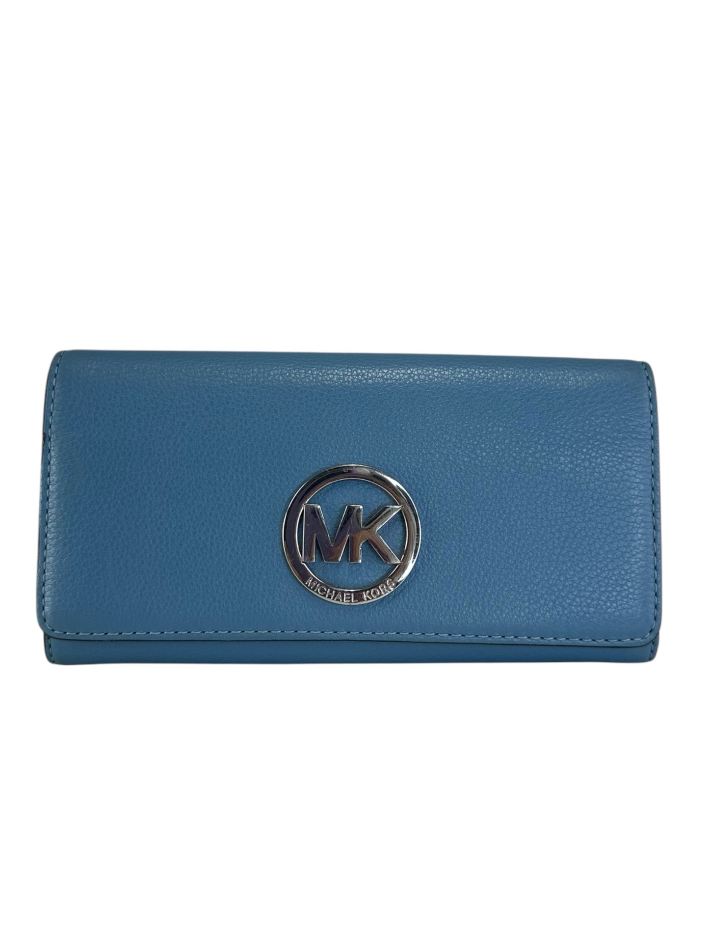michael kors Blue Leather Wallet