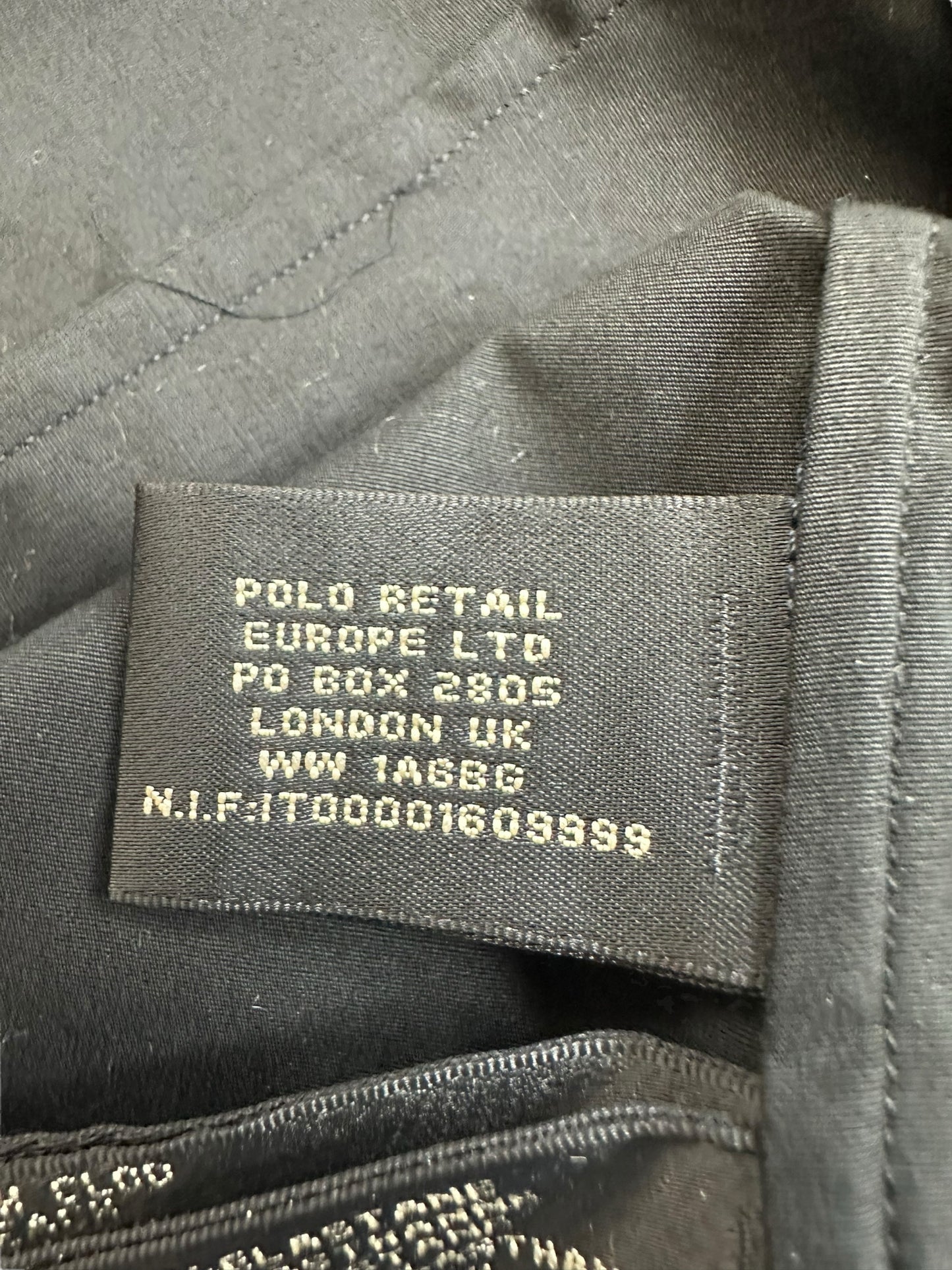 Ralph Lauren Black Button down Size M