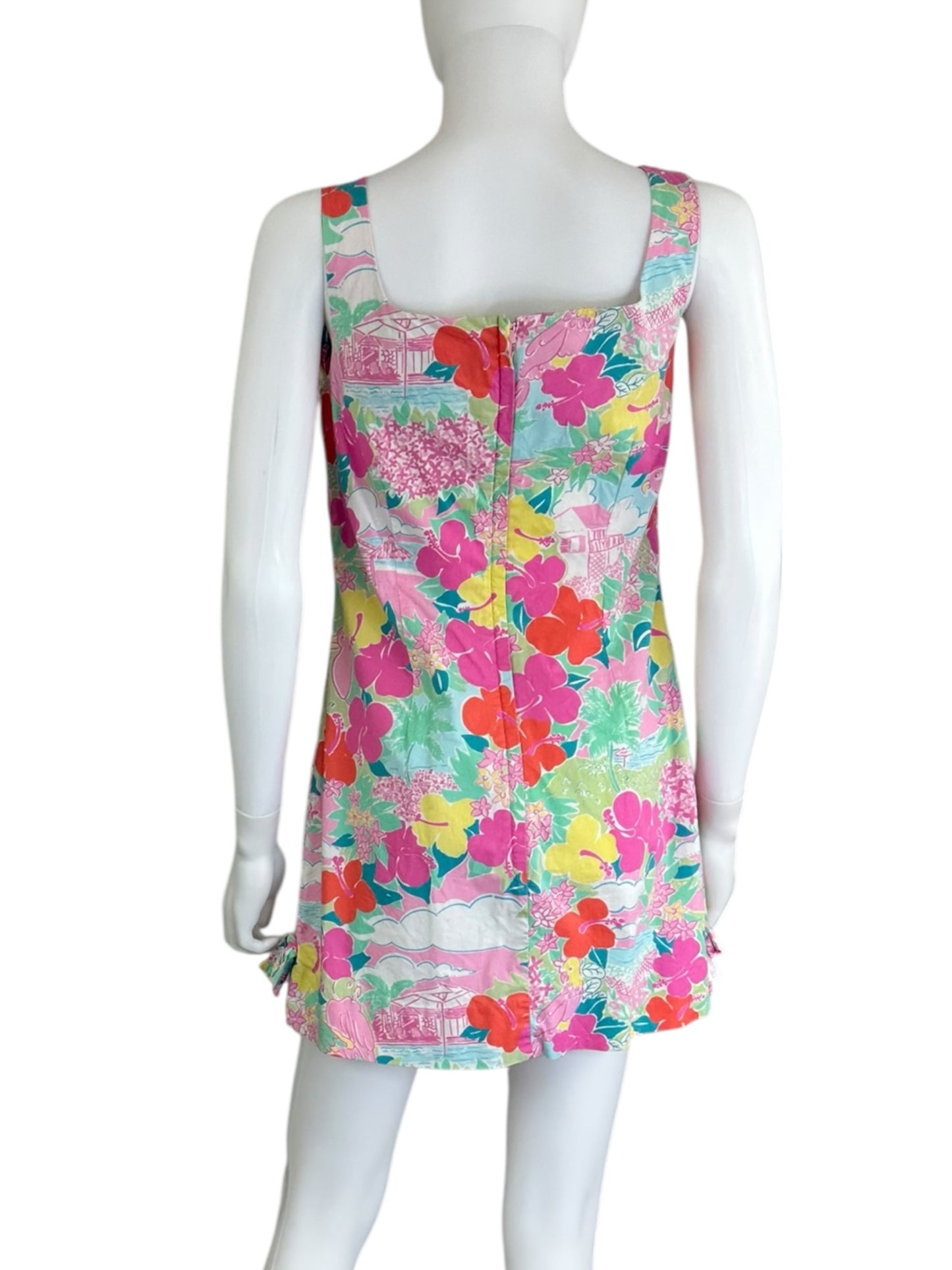 Lilly Pulitzer Floral Mini Dress Size 4