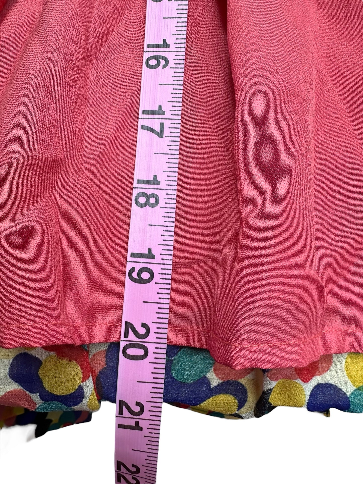 lavender brown Colorful Spotted Long dress Size M
