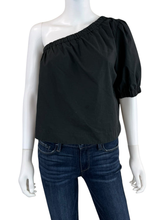 Rails Black One Shoulder Blouse Size M