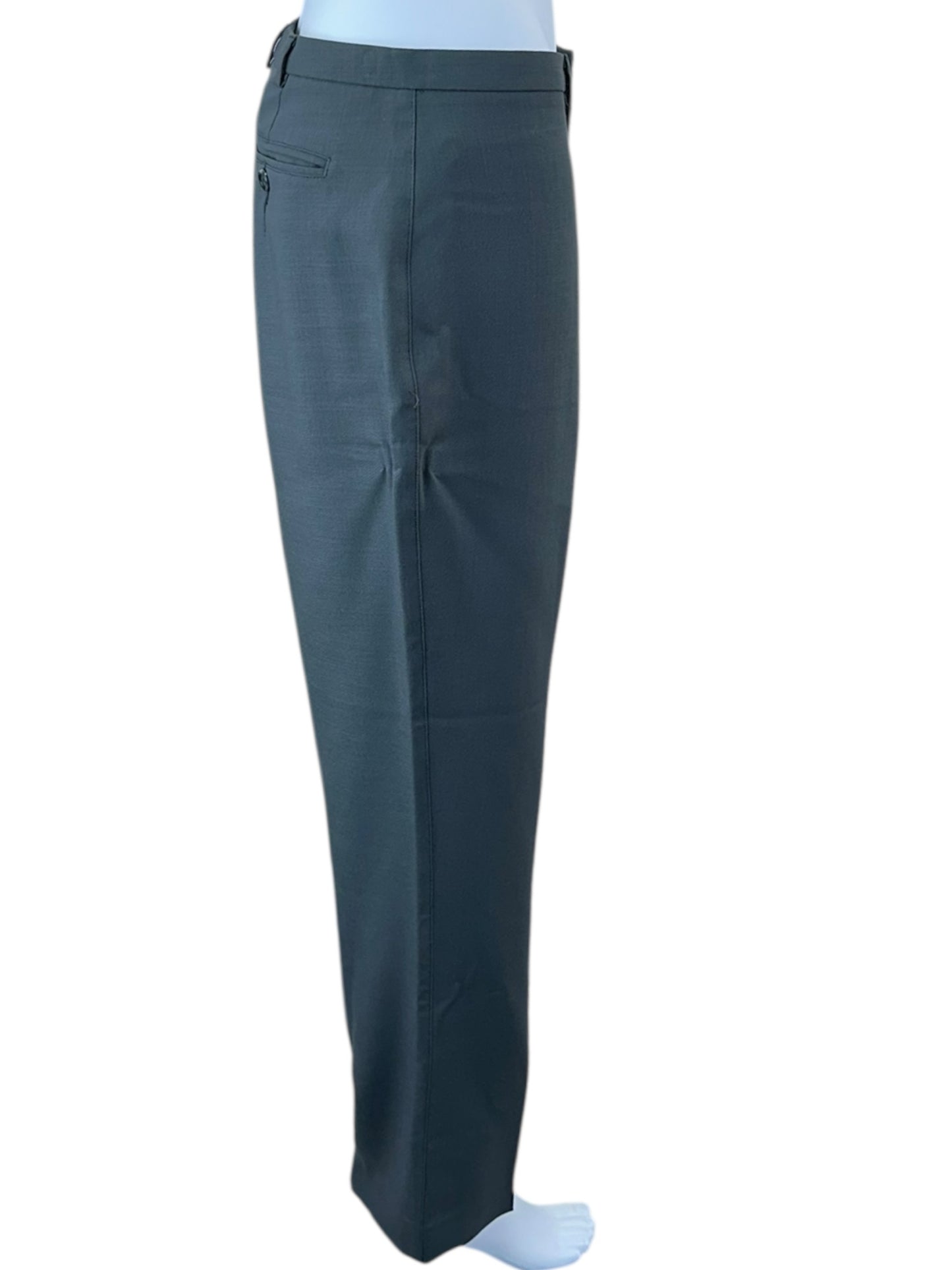 BANANA REPUBLIC Gray 100% Wool Touser Size 14