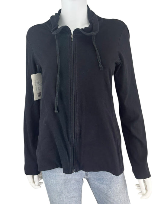 EILEEN FISHER Black Organic Cotton Jacket Size S
