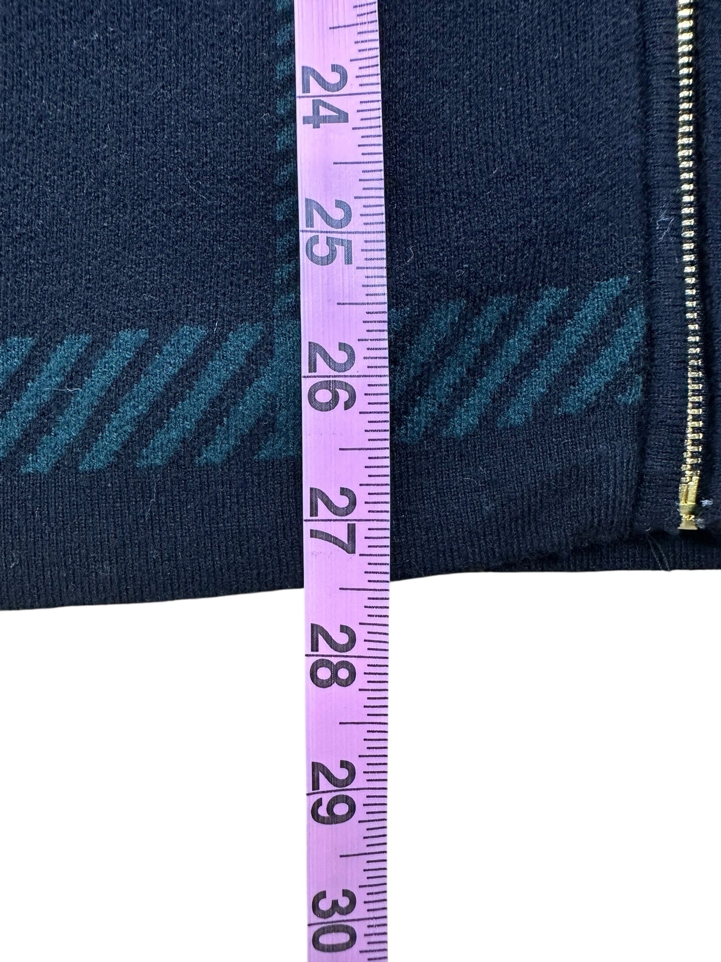 Anne Klein Plaid Knit Jacket Size XL