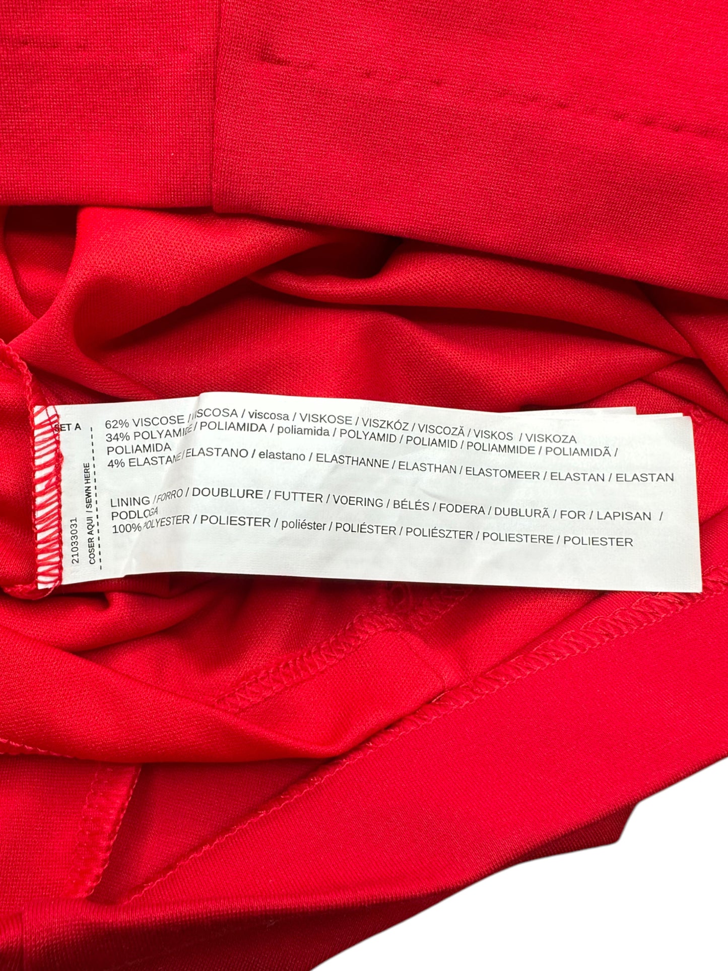 mango NWT Red Bodycon Mini Dress Size 4