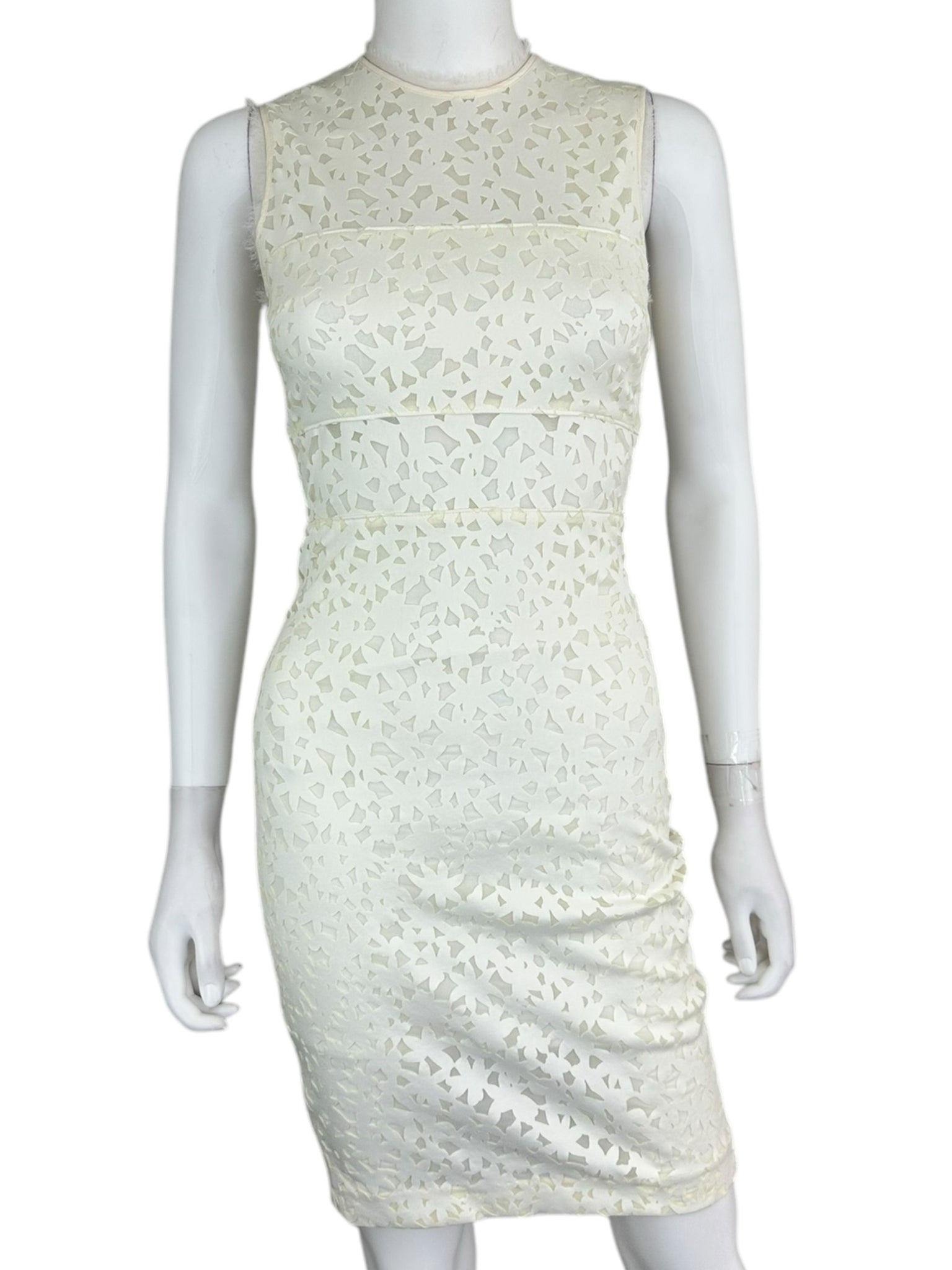 ELIZABETH and JAMES White Midi Floral Dress Size – alineconsignment