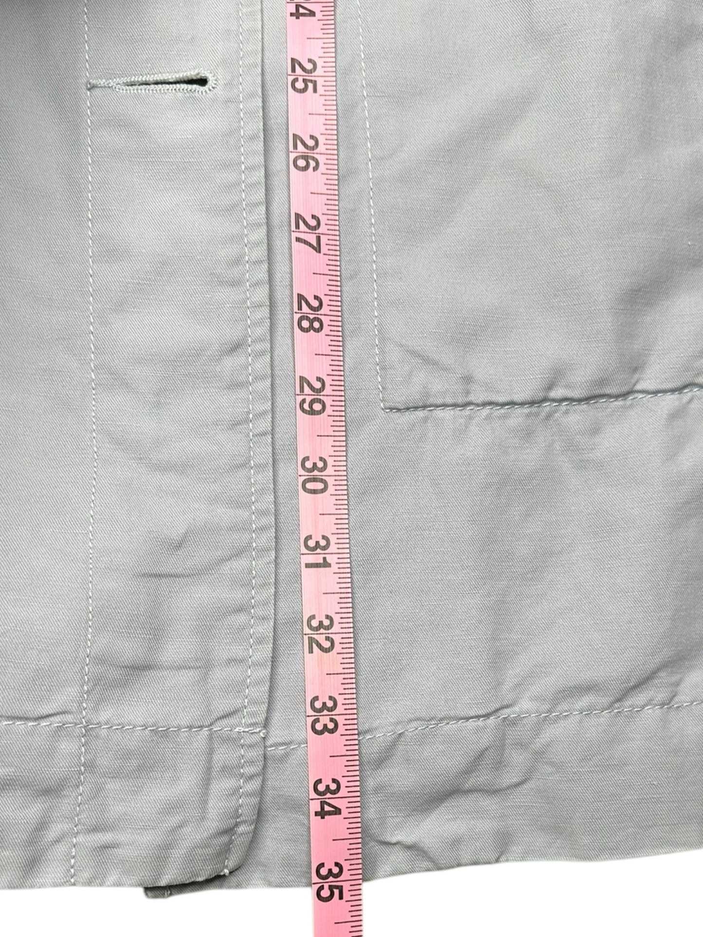 cabi Pastel Blue TANNER Trench Coat Size M