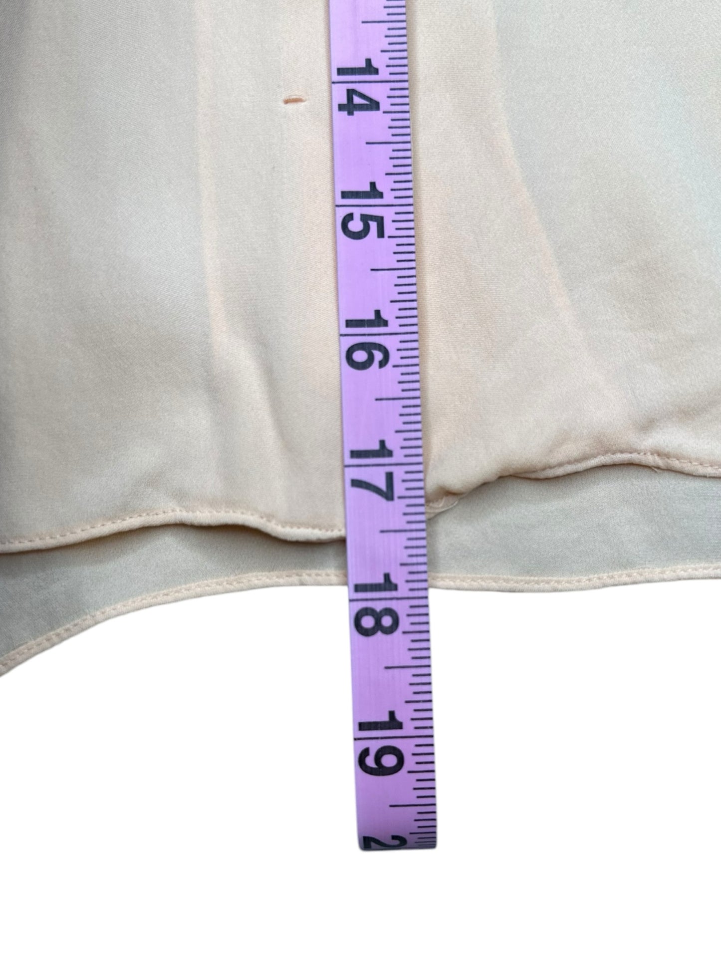 ELIE TAHARI 100% Silk Pink Button-Down Size M