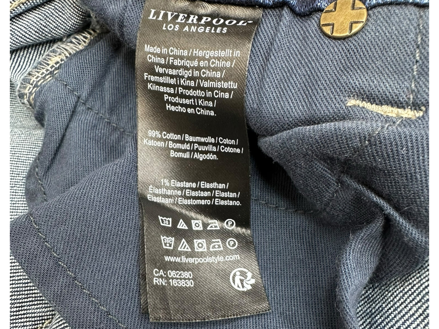 LIVERPOOL NWT LIV Non-skinny Skinny High Rise Jeans Size