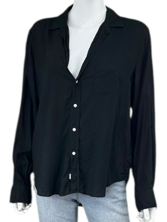 Frank & Eileen Black Button-Down Shirt Size M