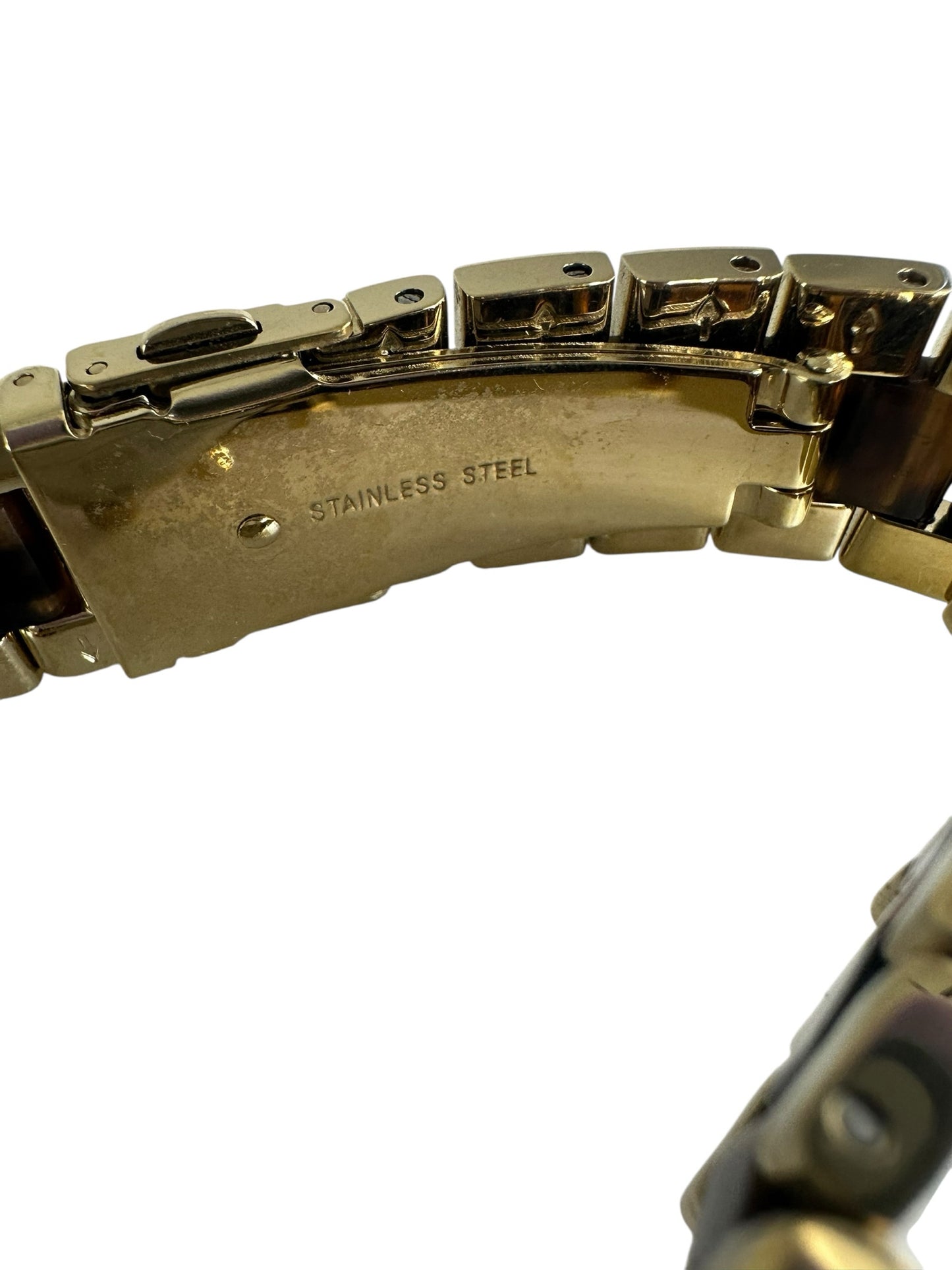 MICHAEL KORS Ritz Tortise Chronograph Crystallized Watch