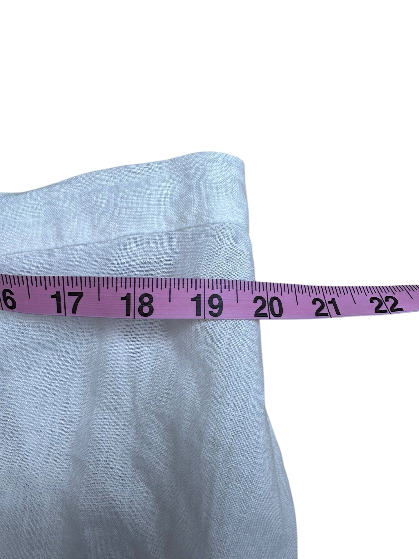Bryn Walker NWT White 100% Linen CINZIA Skirt Size XXL