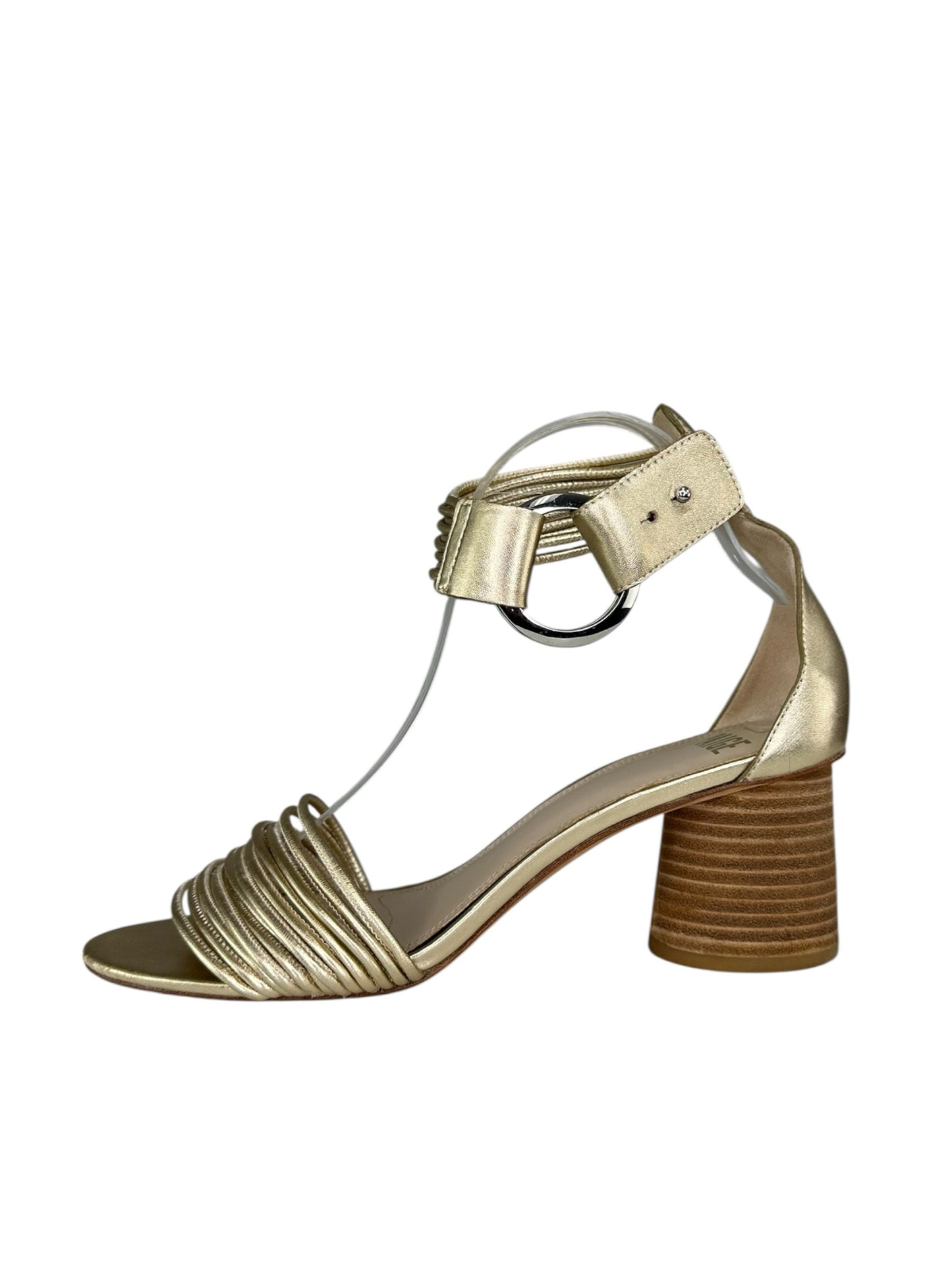 PAIGE Gold Strappy Sandals Size 9