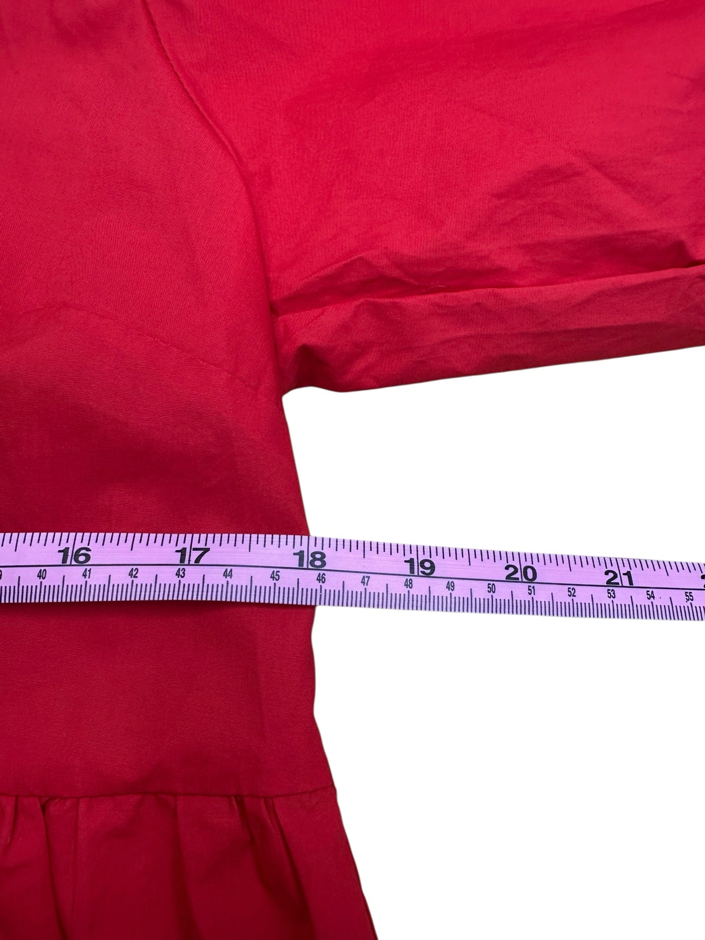 NWT Oliviaceous Red Tie Blouse Size S