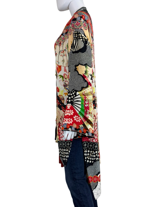 Camilla Vintage Vixen 100% Silk Kimono Jacket Size O/S