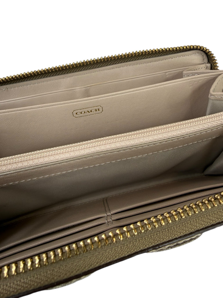 COACH Python Snakeskin Continental Wallet