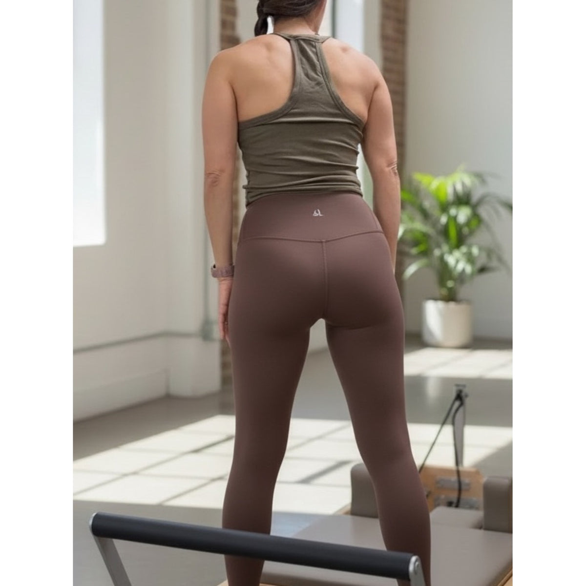 Joah Brown NWT Dark Olive Ribbed Strappy Tank Size M/L