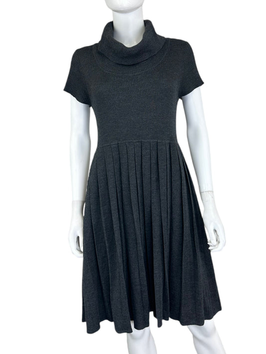 Calvin Klein Charcoal Gray Sweater Dress Size L