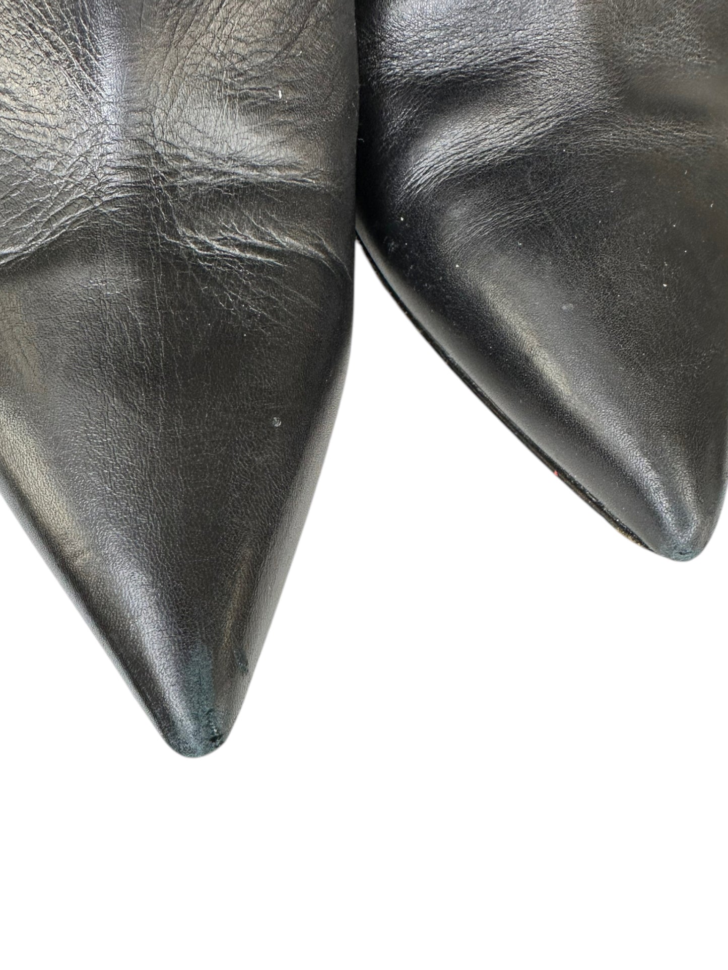 Christian Louboutin Black Leather Kate Botta Size 37.5