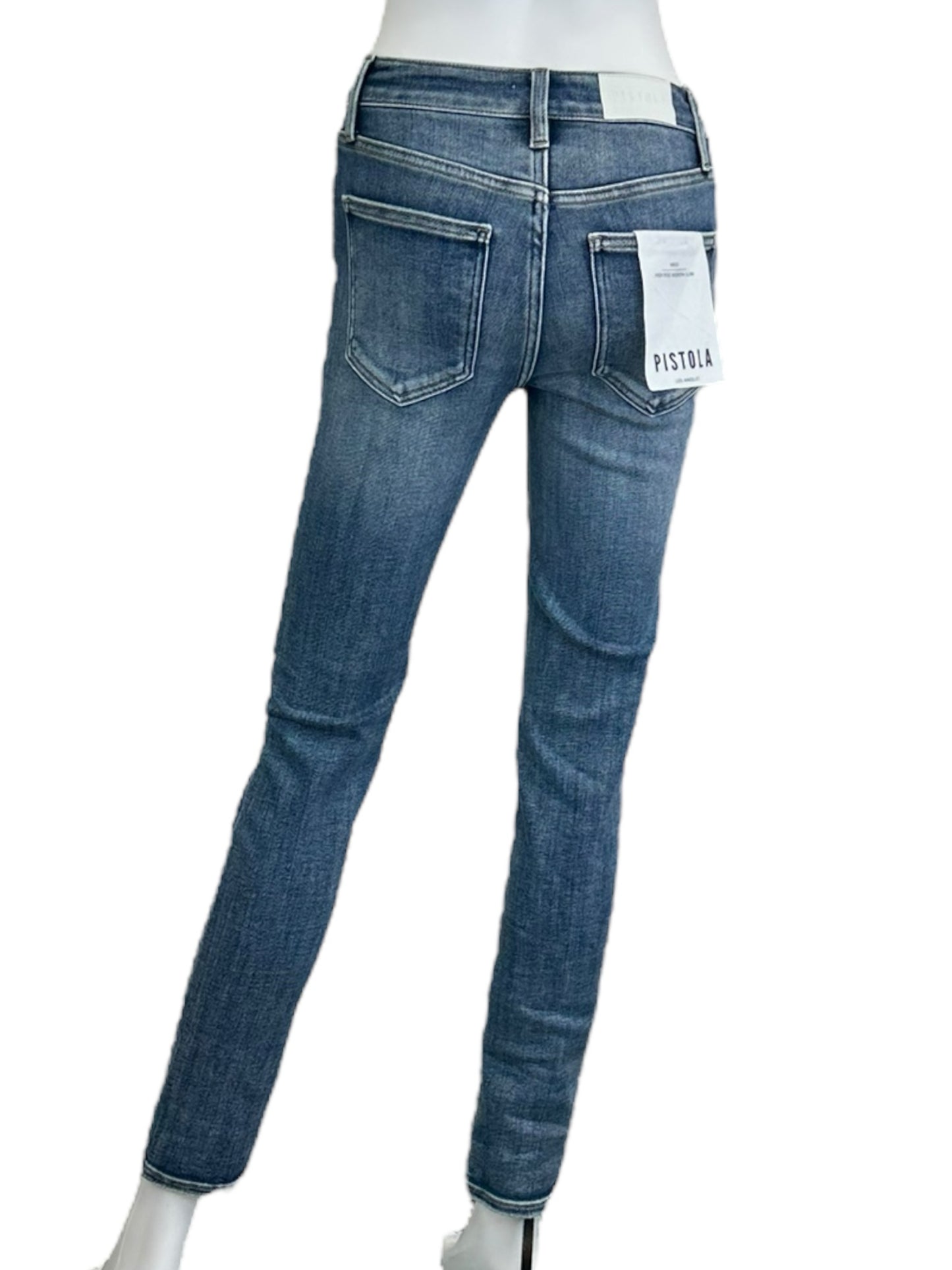 PISTOLA NWT Blue Denim Madi High Rise Modern Slim Jeans Size 24