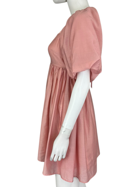 ANTONIO MELANI Pink Babydoll Mini Dress Size 0