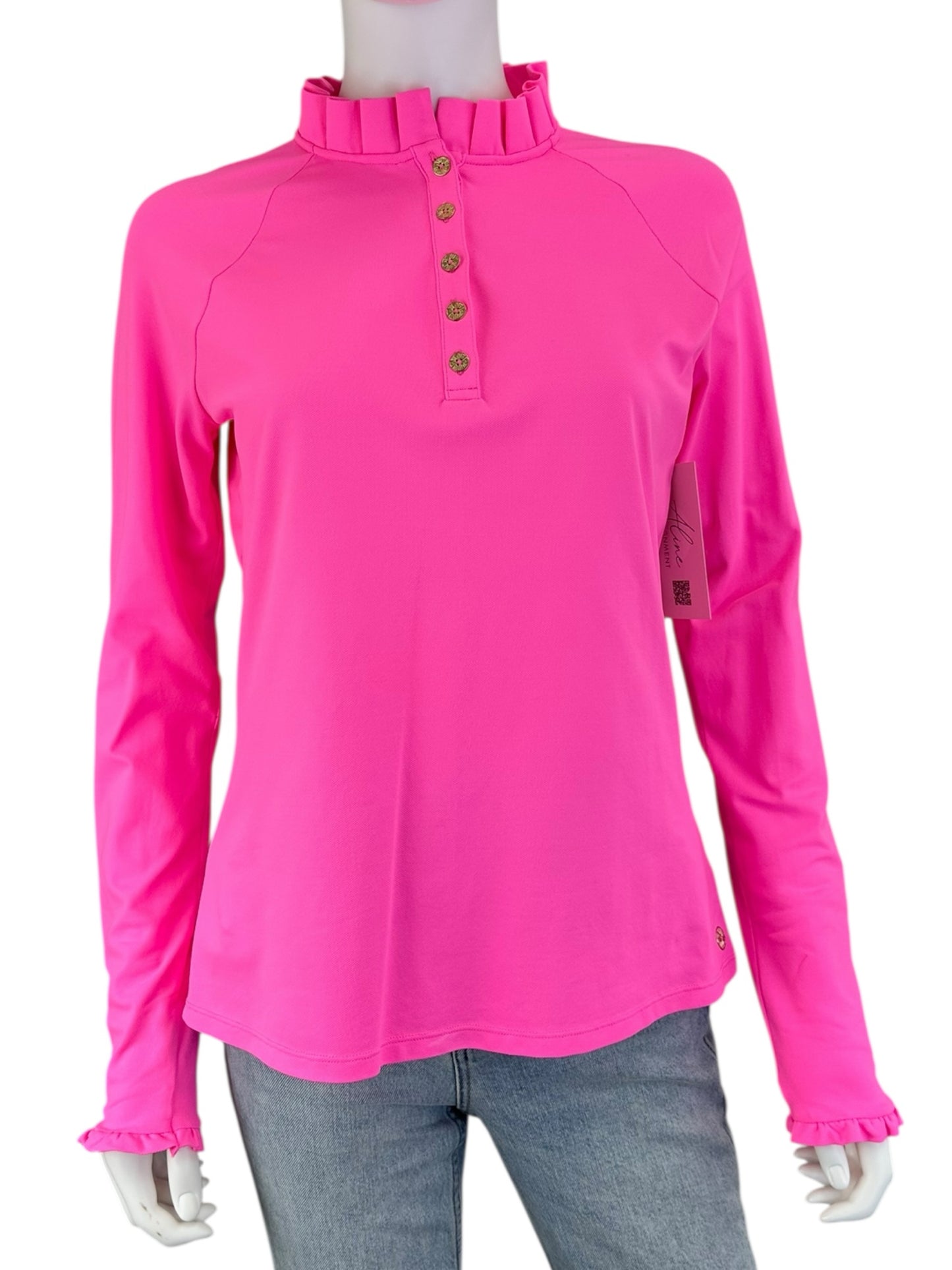 Lilly Pulitzer Hot Pink Long Sleeve Size M
