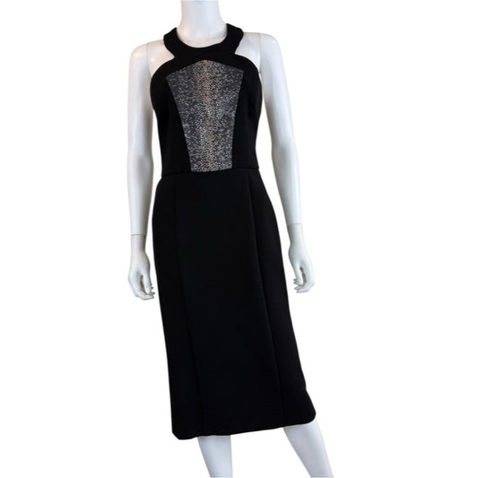 Hunter Bell Black Halter Cocktail Dress Size 6