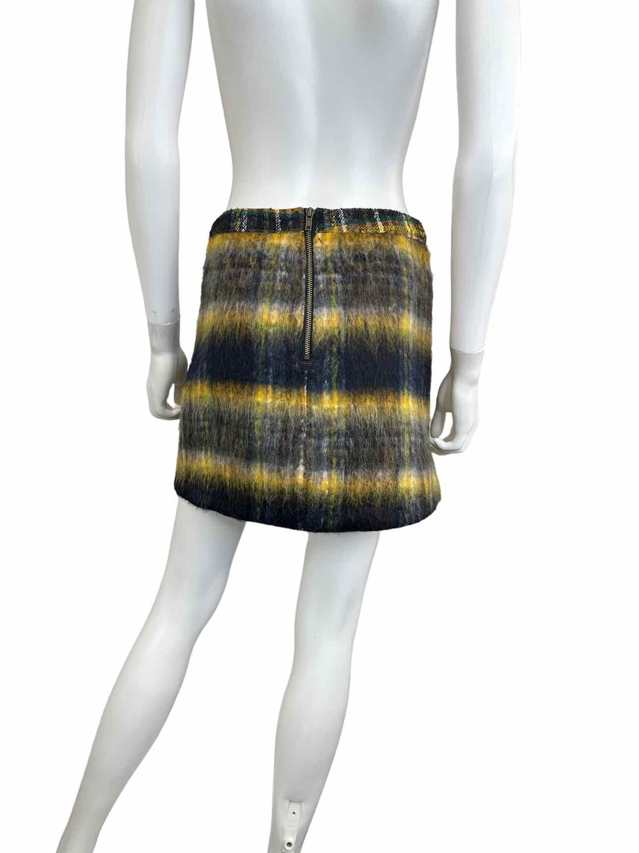Urban Outfitters NWT Plaid Wool Blend Mini Skirt Size M