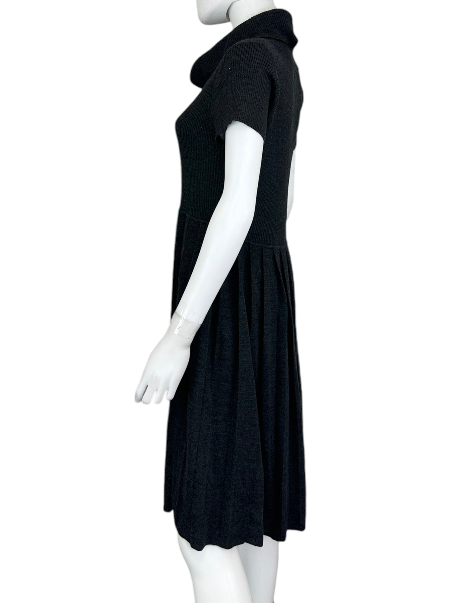 Calvin Klein Charcoal Gray Sweater Dress Size L