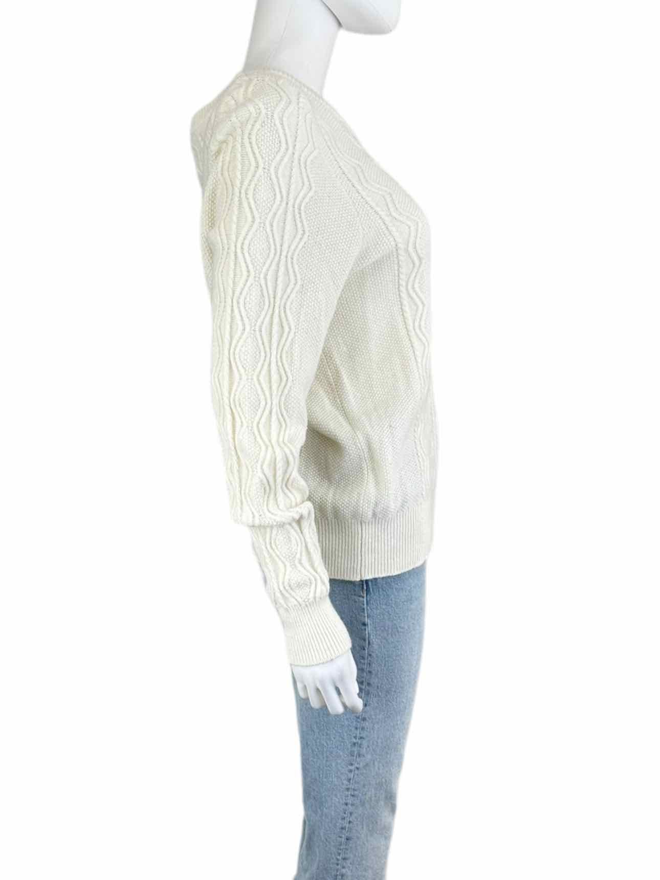 WHITE + WARREN Merino Wool Blend Sweater Size M