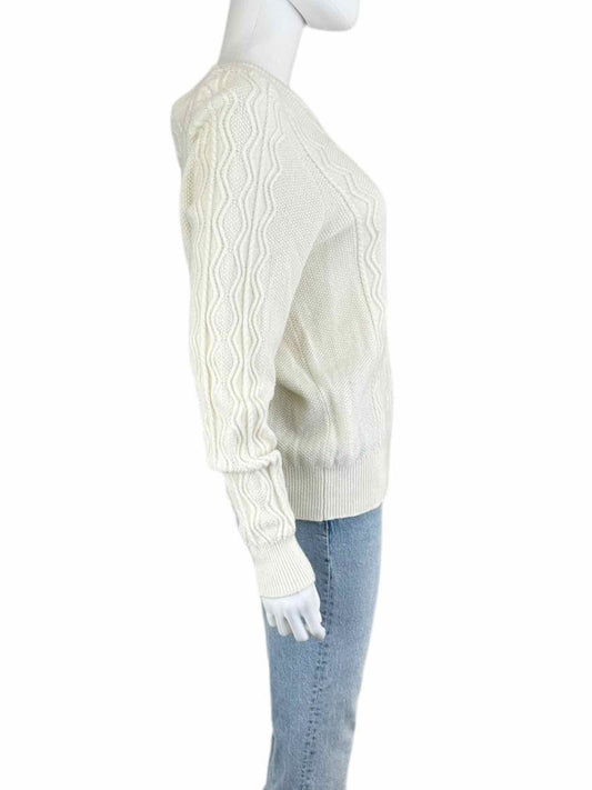 WHITE + WARREN Merino Wool Blend Sweater Size M
