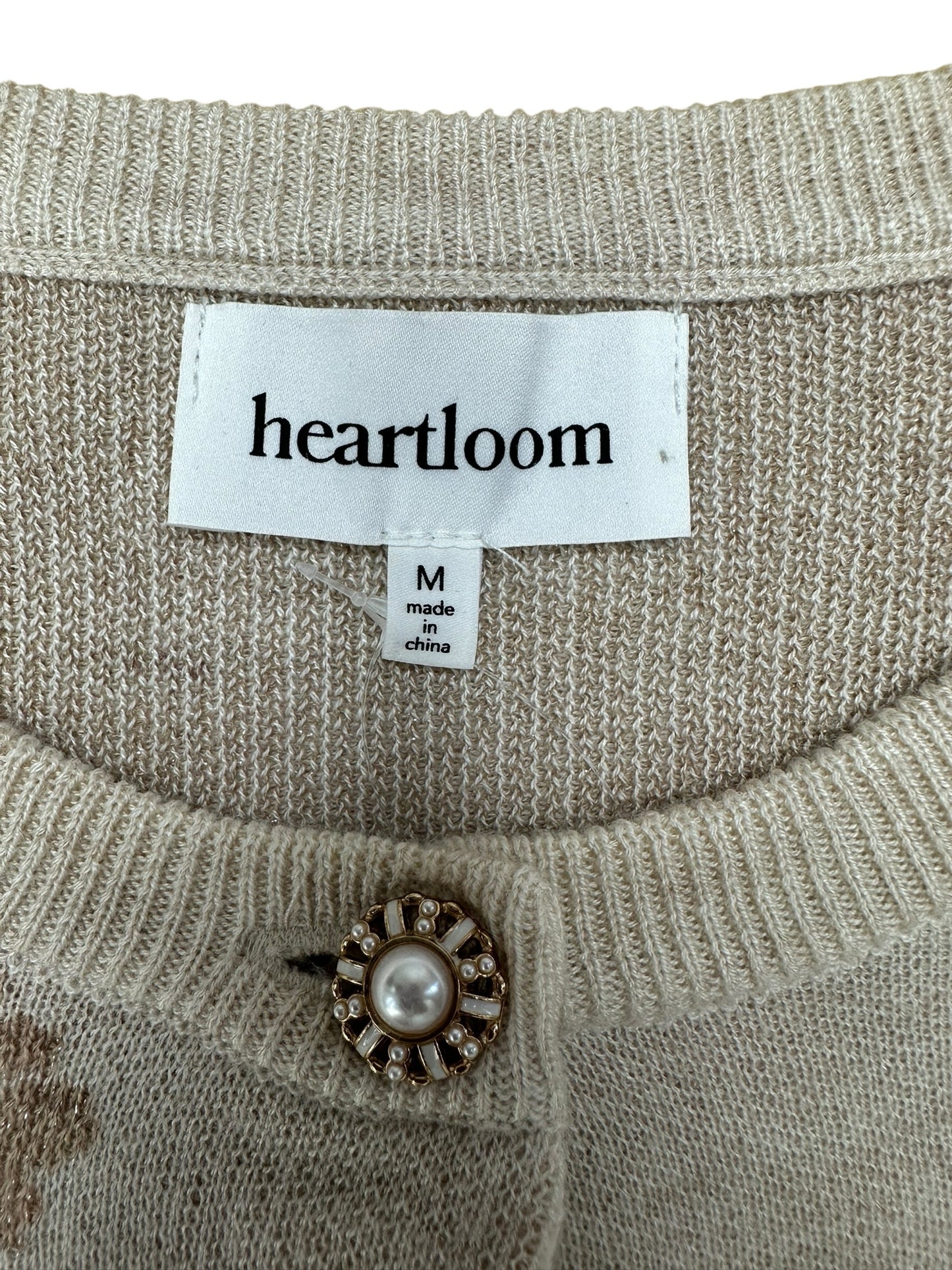 heartloom NWT LINDEN Bow Detail Sweater Cardigan Size M
