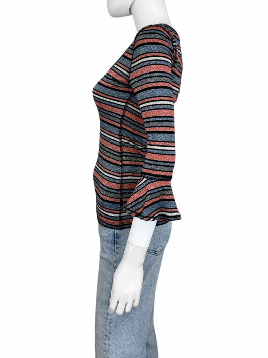 Theory Striped Knit Top Size S