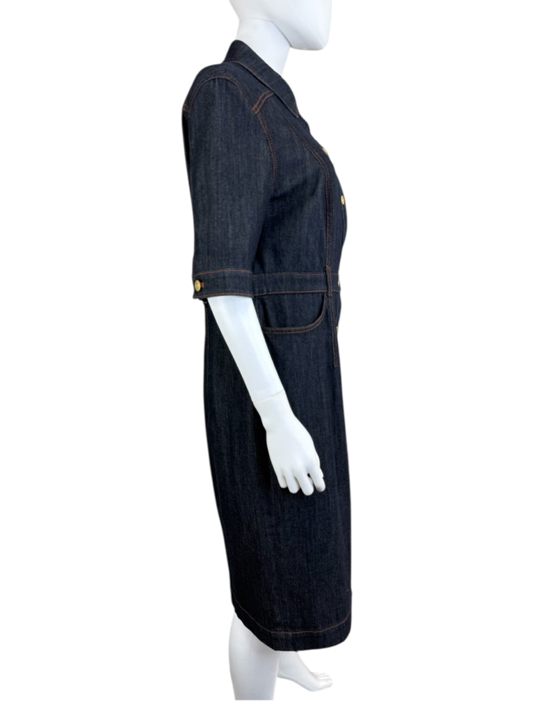 ESCADA SPORT Blue Denim Dress Size L