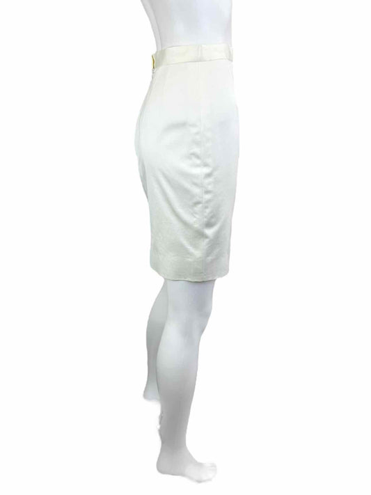 ESCADA White Pencil Skirt Size 34